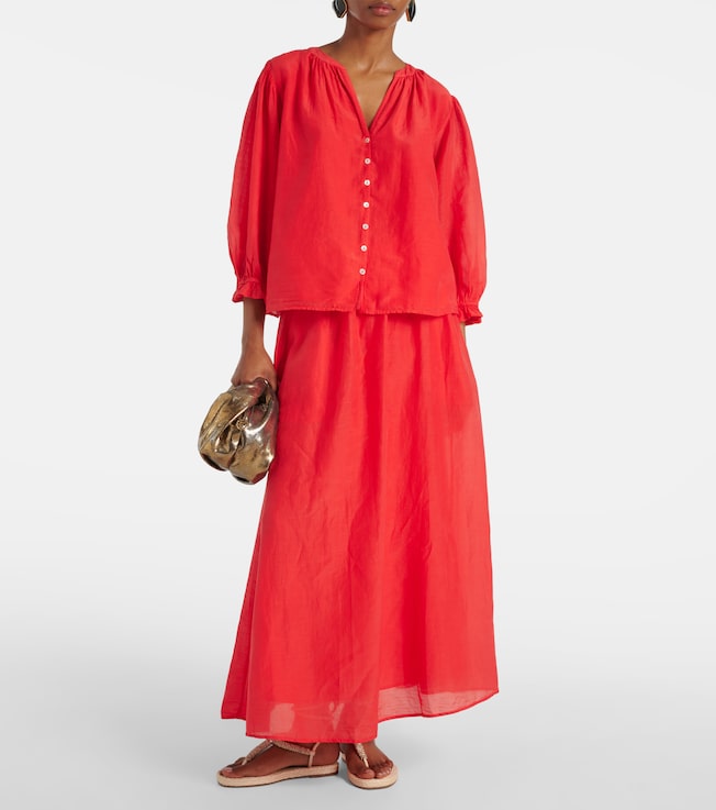 Velvet Mel cotton and silk shirt