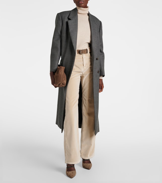 Brunello Cucinelli Dyed cotton wide-leg pants