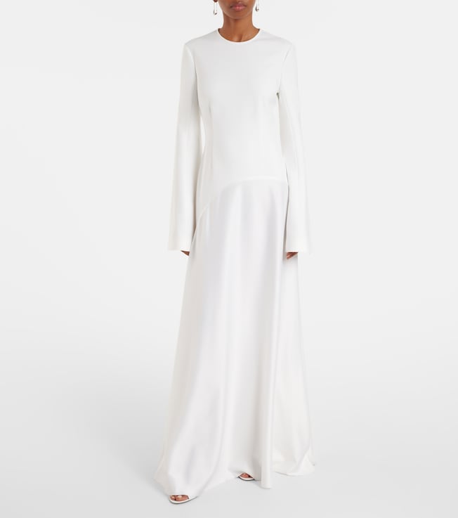 Solace London Storm satin gown