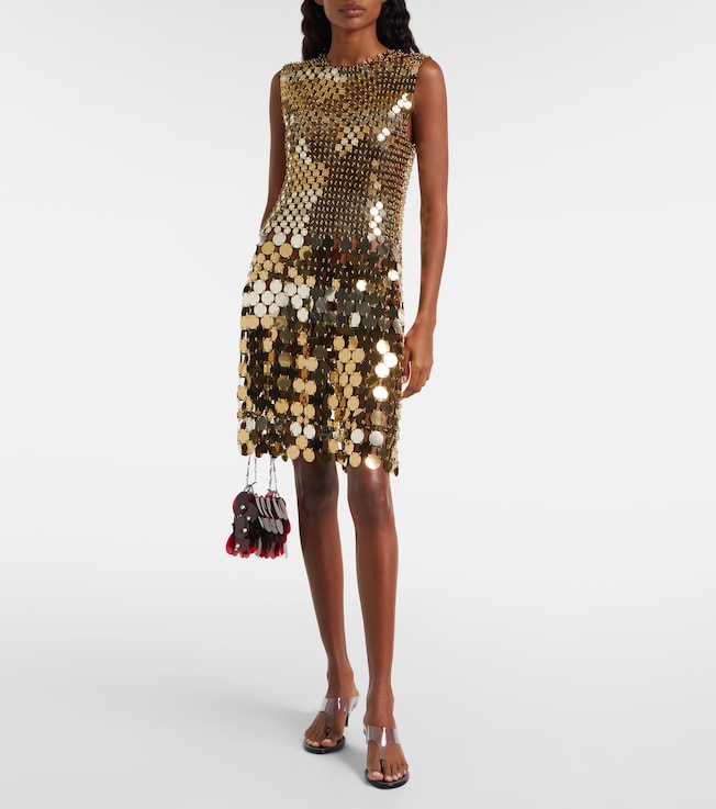 Rabanne Sparkle Disc minidress