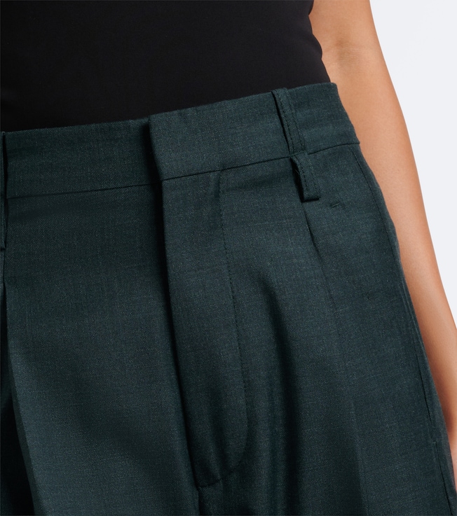 Victoria Beckham Victoria Beckham Ethel virgin wool wide-leg pants