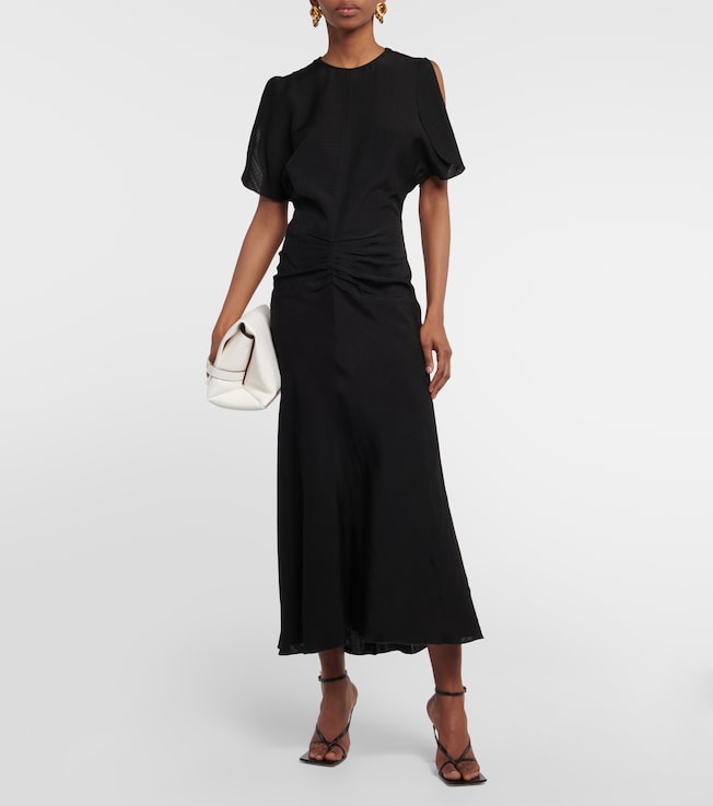 Victoria Beckham Crêpe midi dress
