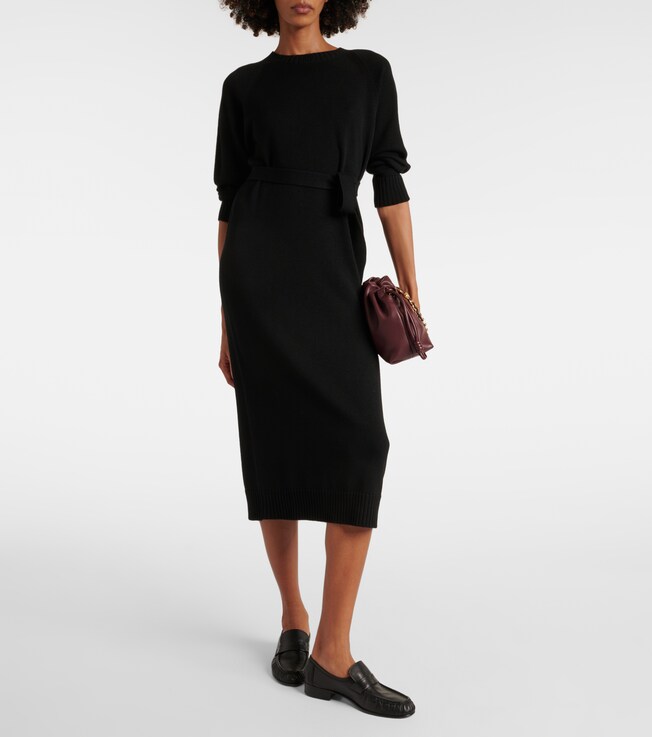 Max Mara Virgin wool midi dress