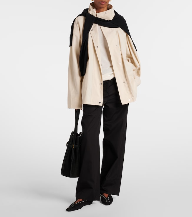 TOTEME Wide-leg cotton pants