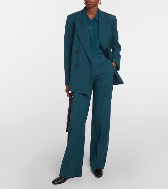 JOSEPH Morissey mid-rise wool straight pants