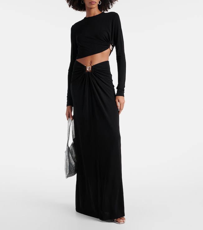 Christopher Esber Bezel Quartz maxi skirt