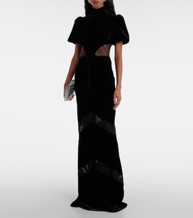 Rebecca Vallance Ethel puff-sleeve maxi dress