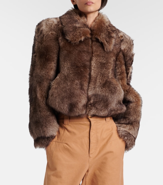 Chloé Cropped shearling jacket