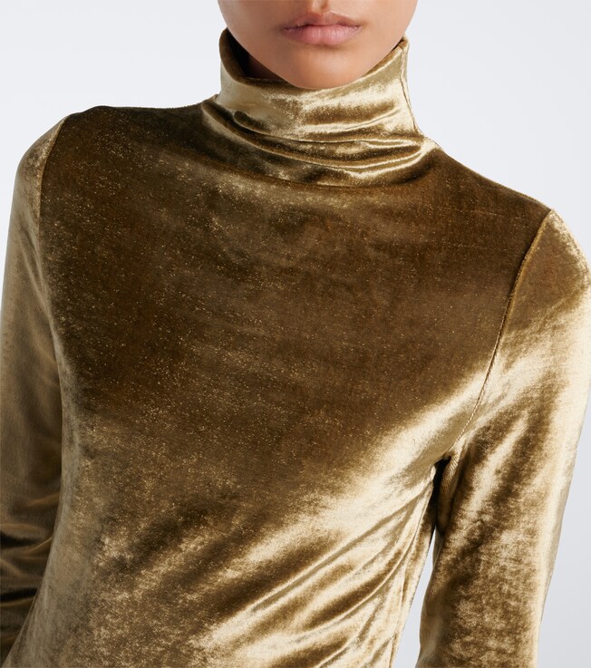 Lemaire Lemaire Velvet turtleneck top