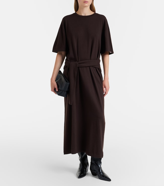 Extreme Cashmere N°321 Kris cotton and cashmere maxi dress