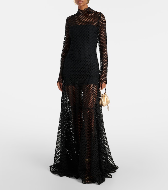 David Koma Macramé gown