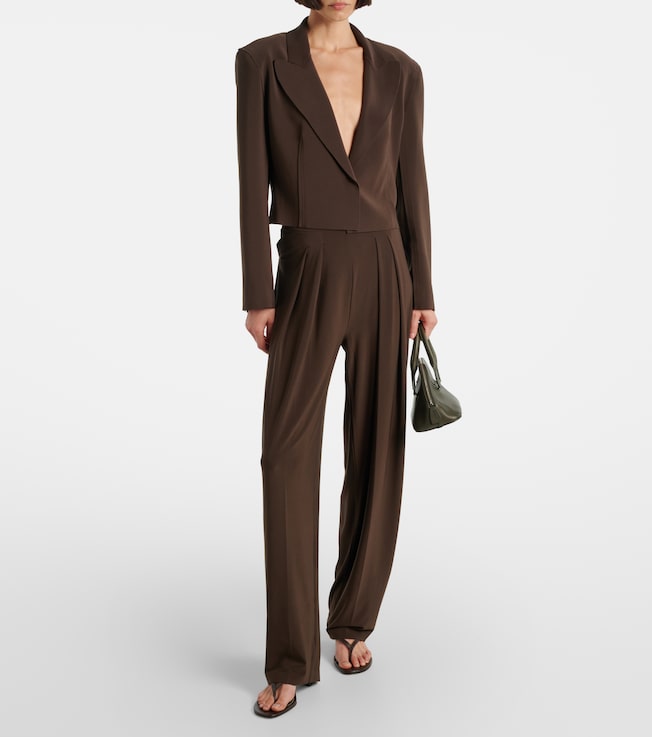 Norma Kamali Jersey blazer