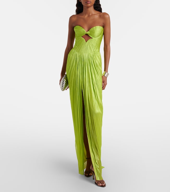 Maria Lucia Hohan Stephanie silk tulle bustier gown