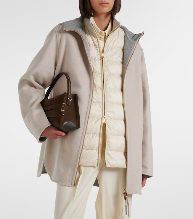 Moncler Hemiptere wool and cashmere jacket