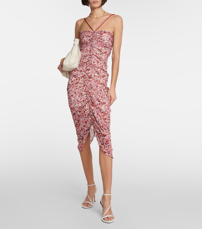 Marant Étoile Falone printed georgette midi dress