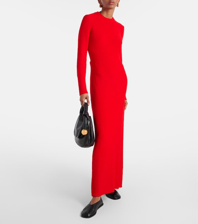 Proenza Schouler Lara cutout bouclé maxi dress