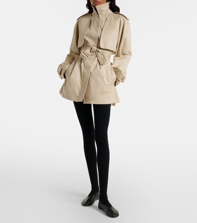 The Row Tavoris belted cotton gabardine jacket