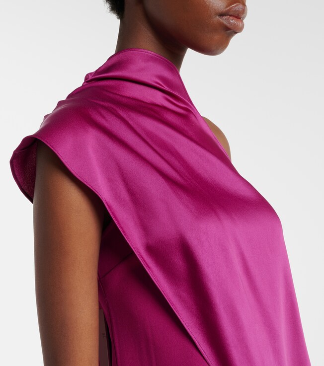 Taller Marmo Taller Marmo Berenson draped crêpe cady gown