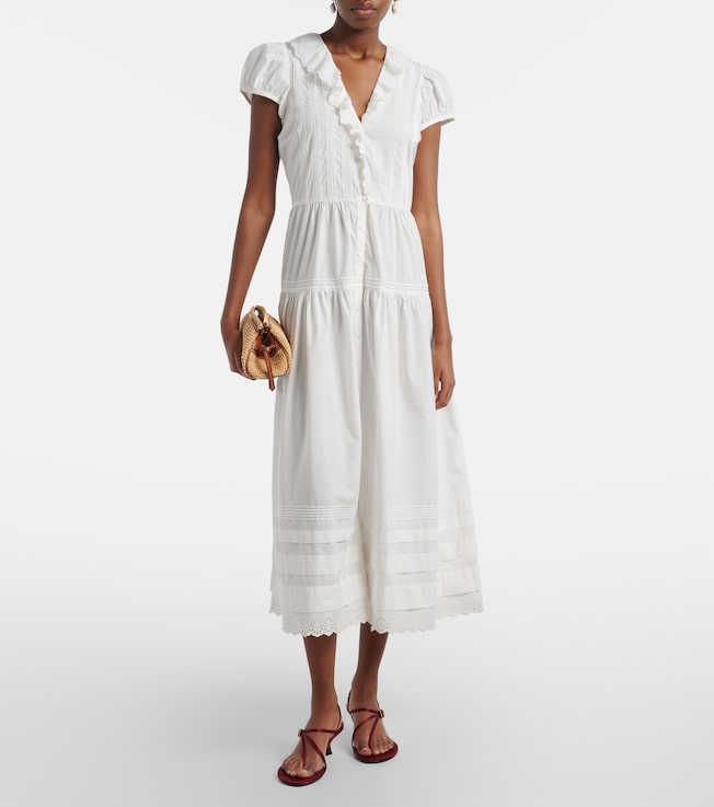 Dôen Eliette cotton midi dress