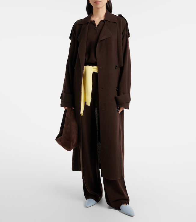 Jardin des Orangers Wool and cashmere trench coat