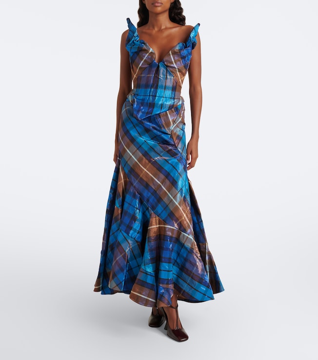 Vivienne Westwood Plaid maxi skirt