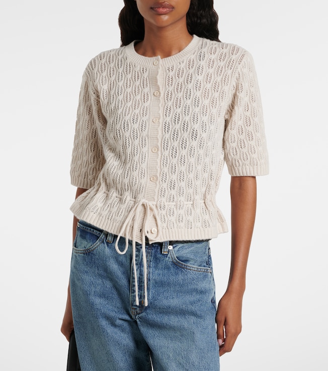 FRAME Clover wool and cashmere cardigan