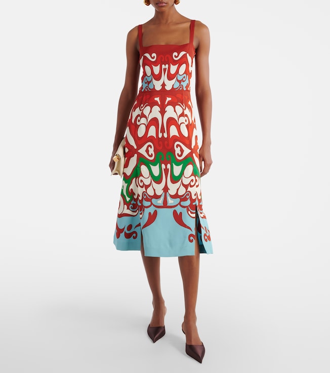 La DoubleJ Buy Me A Martini satin midi dress