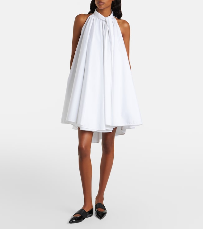 Givenchy Pleated cotton poplin minidress
