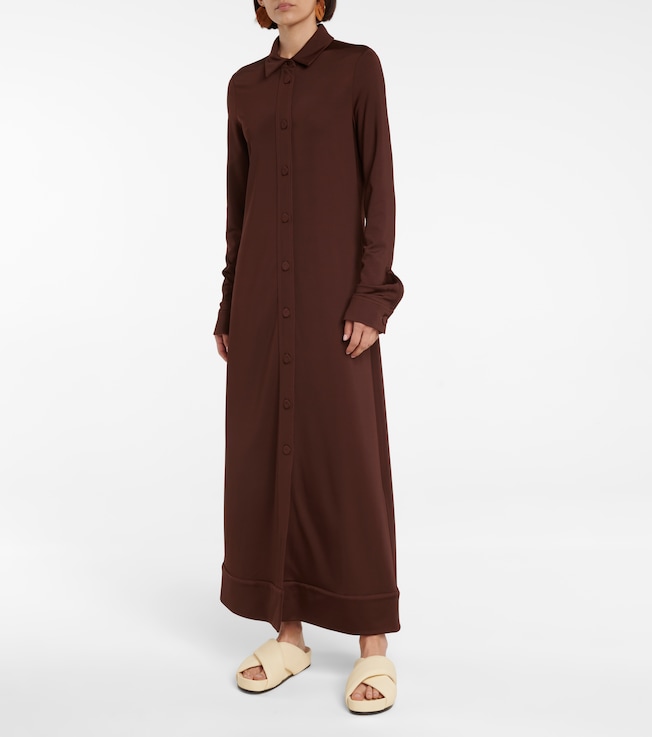 Jil Sander Stretch-jersey midi dress