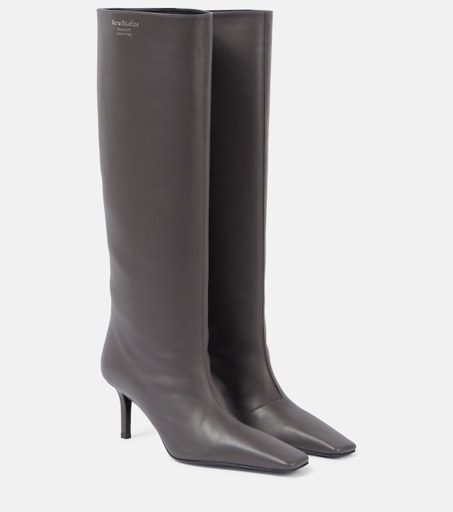 Acne Studios Leather knee-high boots