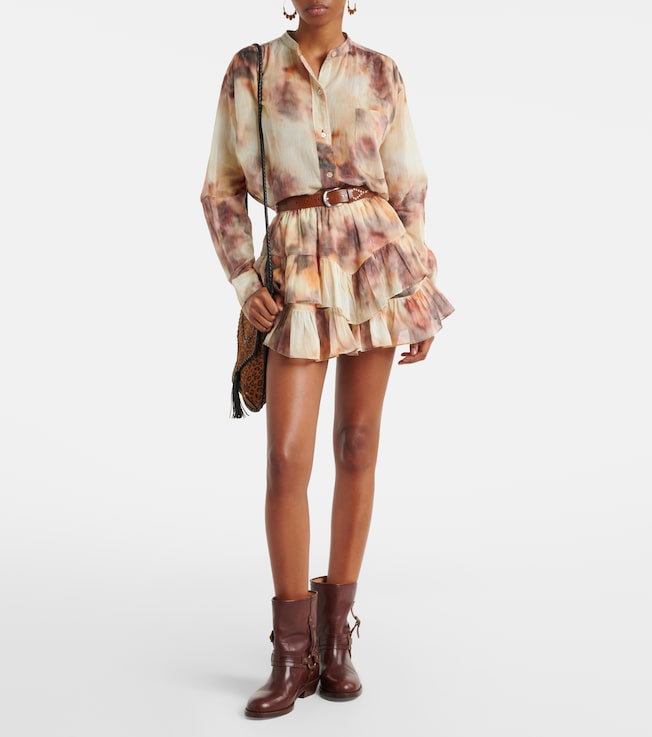 Marant Étoile Mexika printed cotton shirt