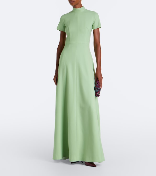 Emilia Wickstead Malinda wool crêpe gown