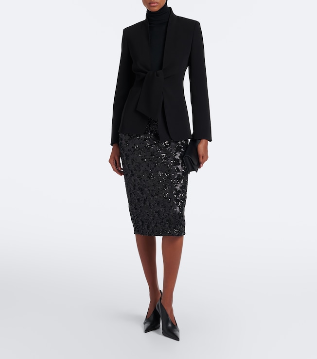 Max Mara Max Mara Sequined pencil skirt