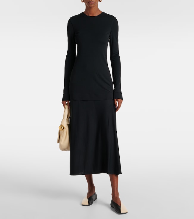 Jil Sander Layered maxi dress
