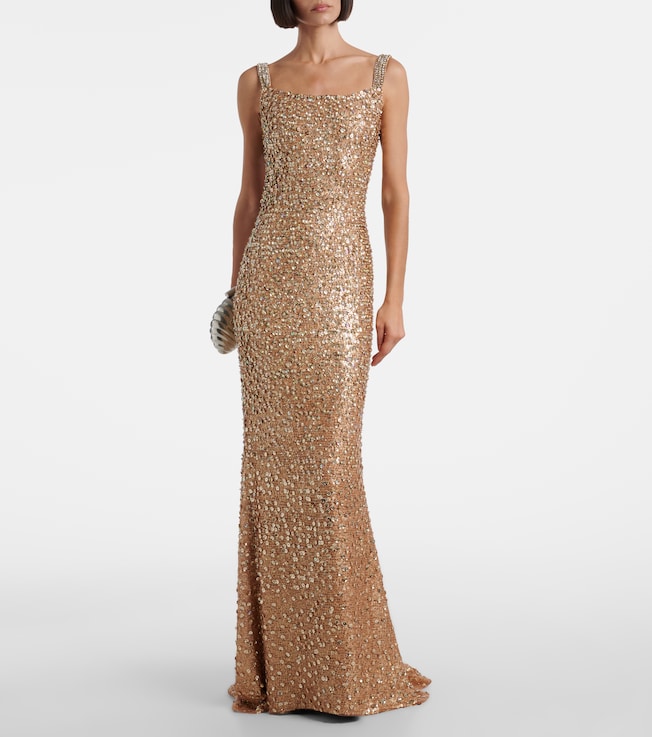 Jenny Packham Lotus embellished gown