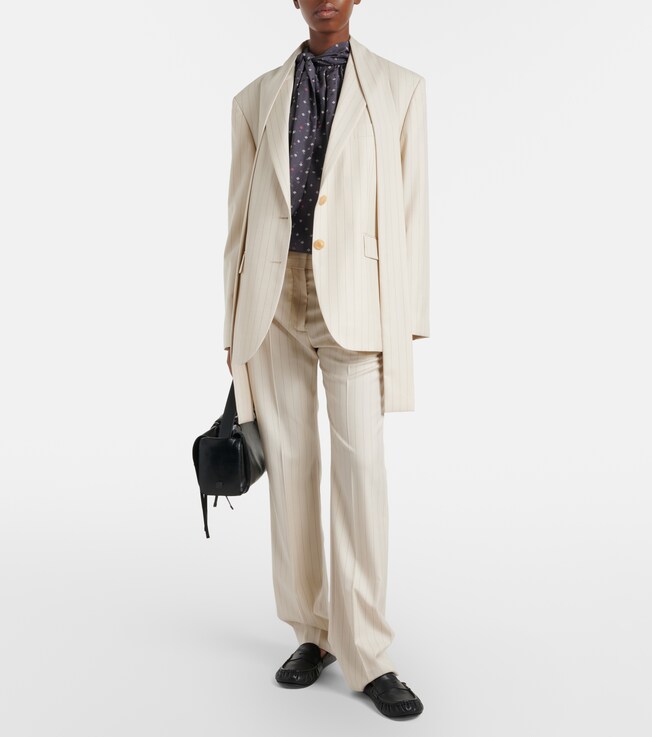 Acne Studios Pinstripe wool blazer