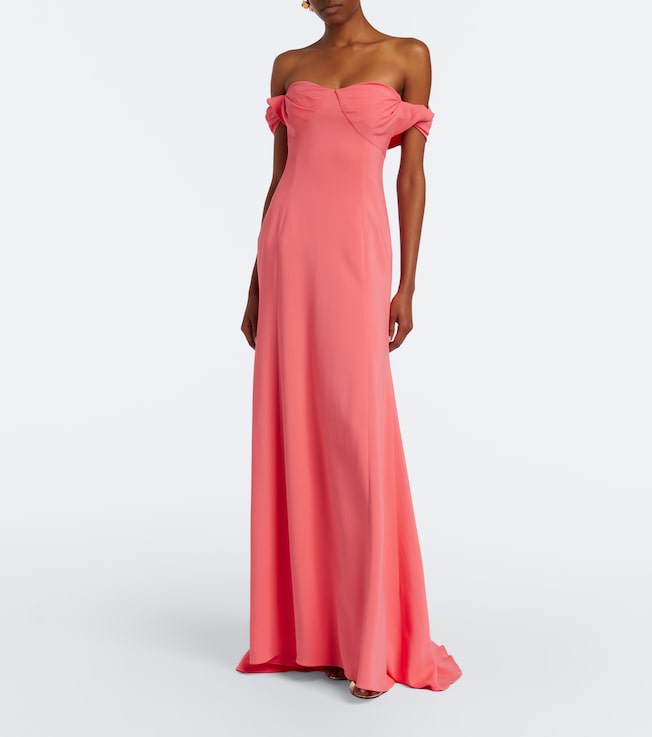 Oscar de la Renta Off-shoulder gown