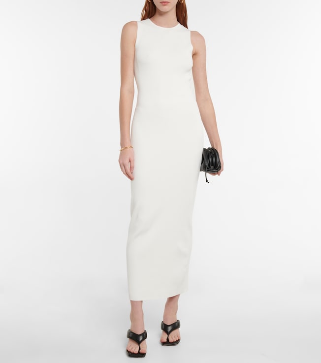 SIR. Celena ribbed-knit maxi dress