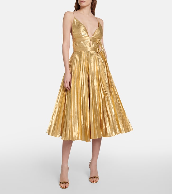Altuzarra Winda pleated midi dress