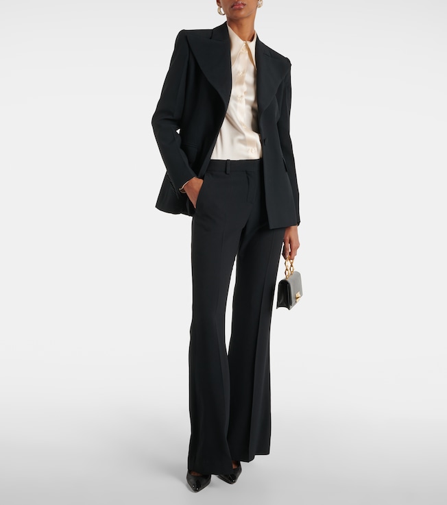 Nina Ricci High-rise cady bootcut pants