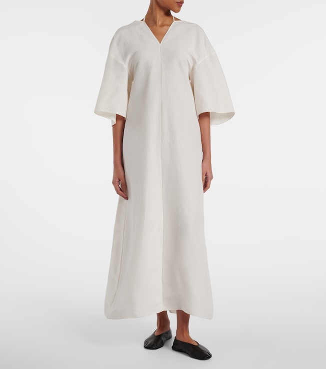 The Row Mia open-back silk maxi dress