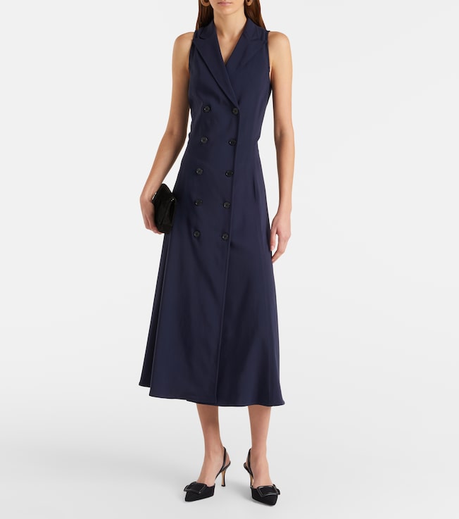 Ralph Lauren Collection Alecia cotton-blend midi dress