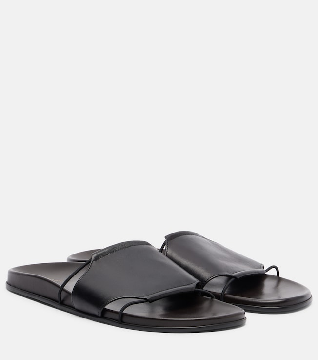 The Row The Row Vivienne Slide leather sandals