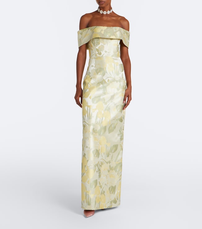 Markarian Clover floral gown