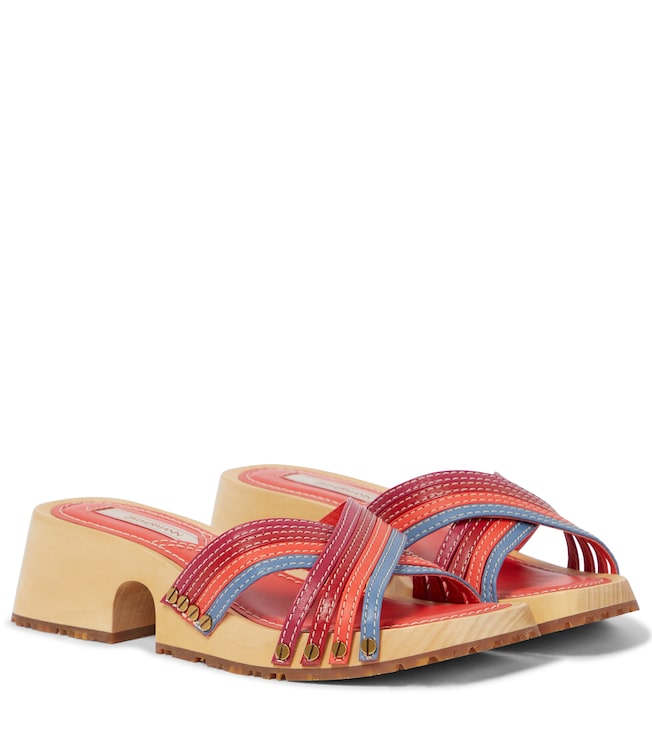 Zimmermann Strappy leather clogs