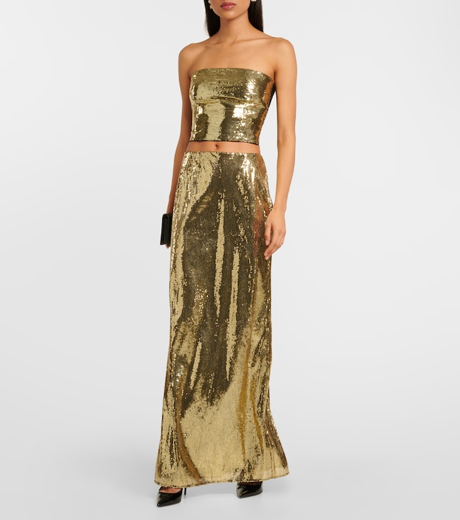 Dolce&Gabbana Sequined maxi skirt