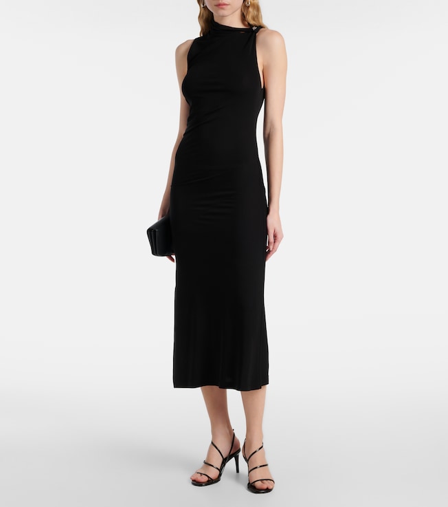 Courrèges Draped maxi dress