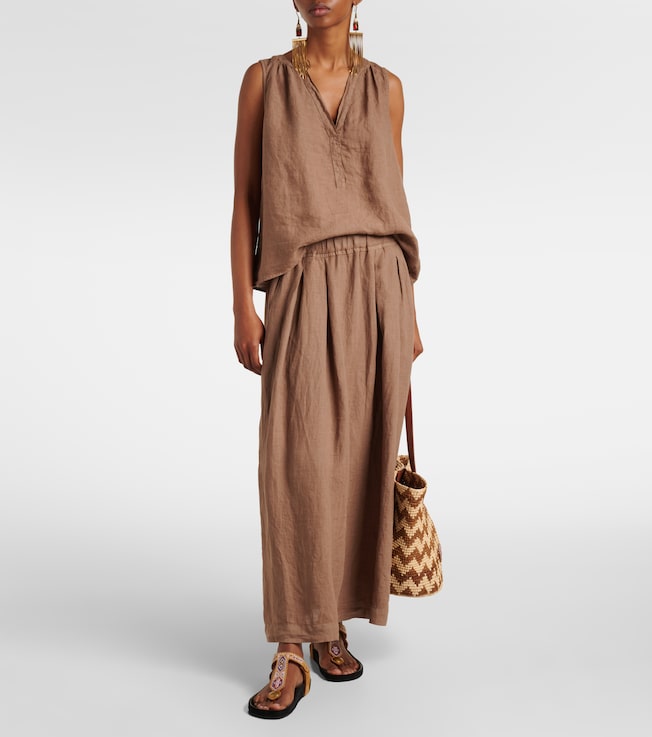 Velvet Tacy linen top