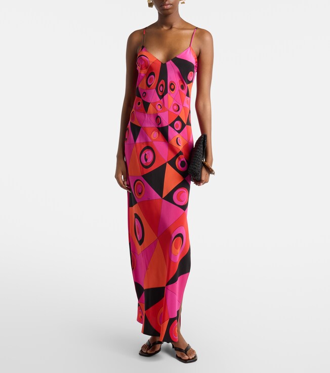 Pucci Occhi silk twill gown