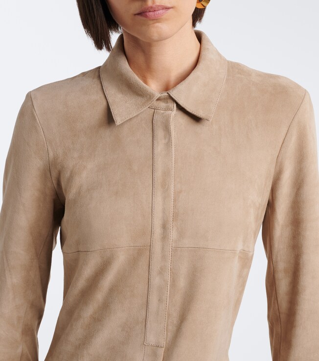 Stouls Stouls Becky suede shirt dress